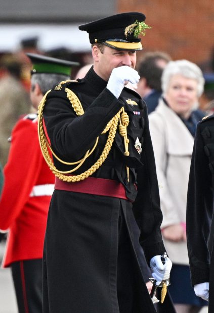 El príncipe Guillermo durante el acto del Día de San Patricio en Irlanda./Gtres