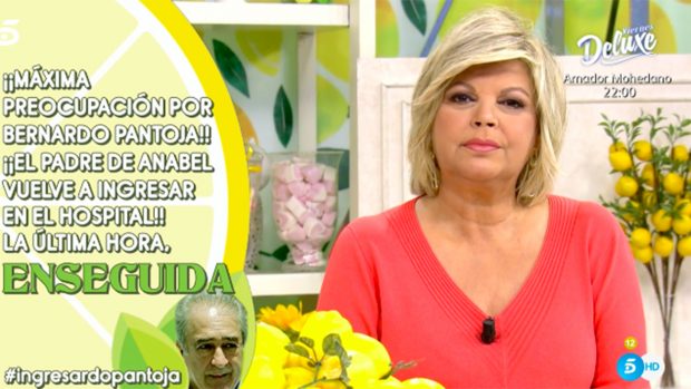 Terelu Campos en 'Sálvame Lemon Tea'./Telecinco