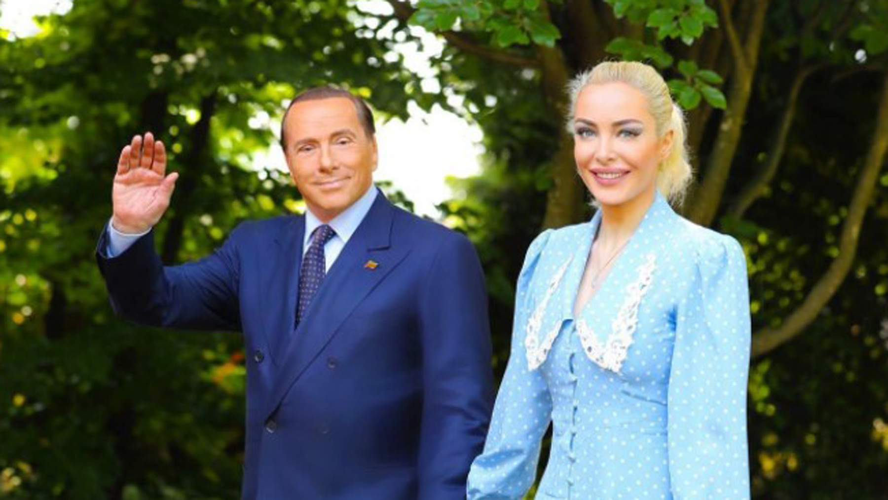 Silvio Berlusconi y Marta Fascina / Instagram @mf9milan