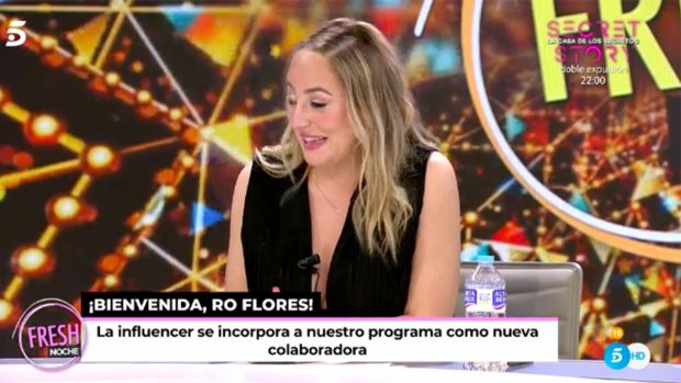Rocío Flores se estrena en 'Ya son las 8'./Telecinco