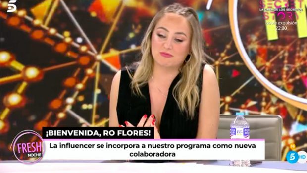 Rocío Flores, nueva colaboradora de 'Ya son las 8'./Telecinco