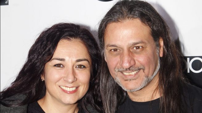 Ángela Muñoz y Dioni Martín de 'Camela' en un photocall / Gtres