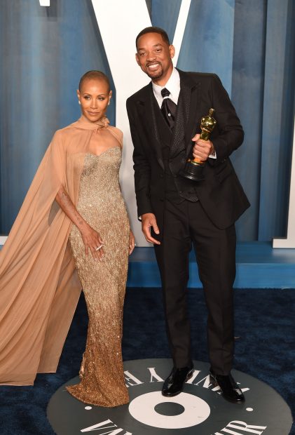 Jada Pinkett y Will Smith en los Premios Oscar. / Gtres