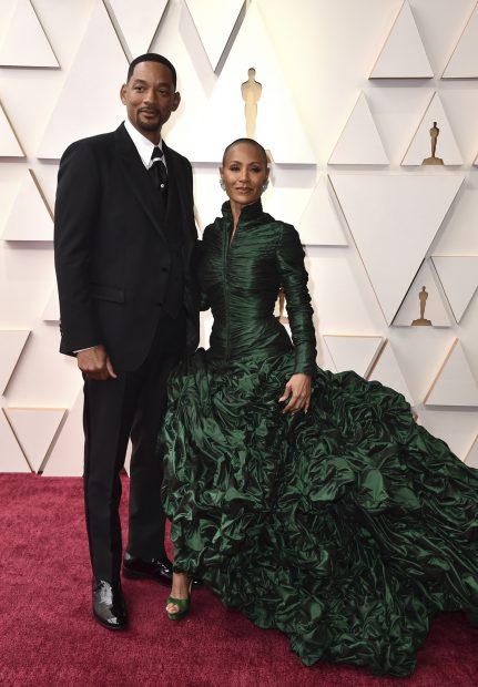 Will Smith y Jada Pinkett en los premios Oscar 2022./Gtres