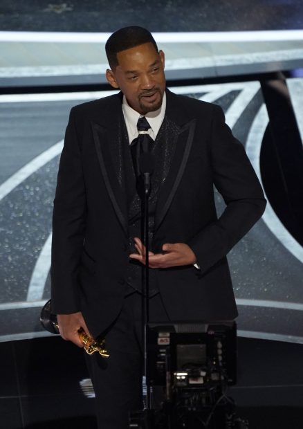 Will Smith recogiendo el premio Oscar./Gtres