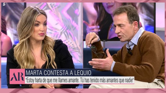 Marta Riesco y Alessandro Lecquio en 'El Programa de Ana Rosa' / Telecinco