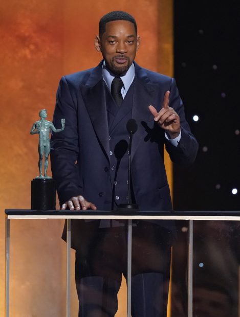 Will Smith recogiendo un premio./Gtres