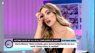 Marta Riesco en ‘Ya son las ocho’ / Telecinco
