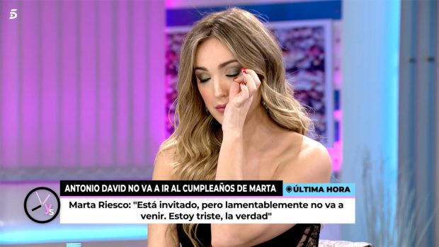 Marta Riesco en 'Ya son las ocho' / Telecinco