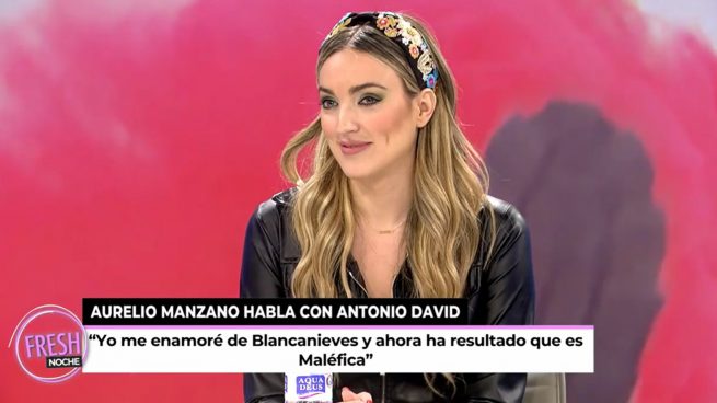 Marta Riesco en 'Ya son las ocho' / Telecinco