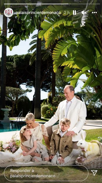 La Familia Real de Mónaco en un posado familiar / Instagram