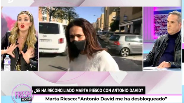 Marta Riesco hablando / Telecinco