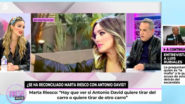 Marta Rieso ha retomado sus compromisos profesionales / Telecinco