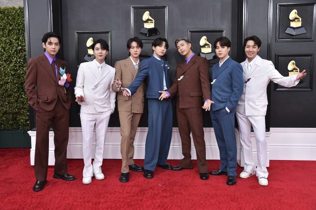 BTS en los Grammy's / Gtres