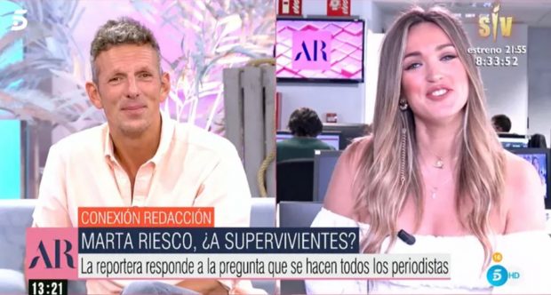 Joaquín Prat y Marta Riesco en 'El programa de Ana Rosa' / Telecinco