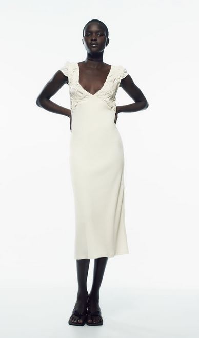 El vestido midi de Zara para sentirte una Bridgerton y que podrás lucir todo el verano