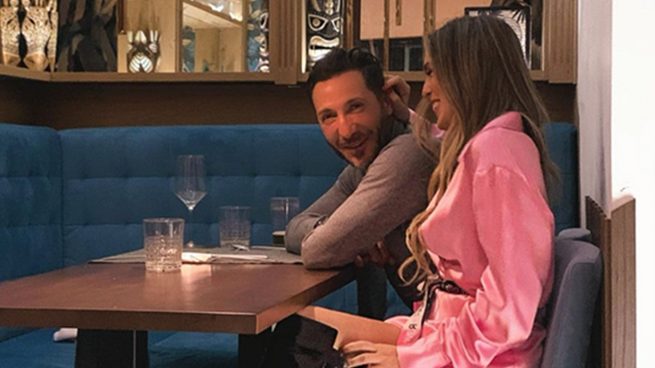 Marta Riesco y Antonio David cenando / Instagram