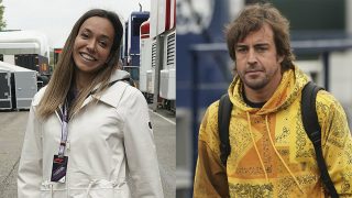 Andrea Schlager y Fernando Alonso / Gtres