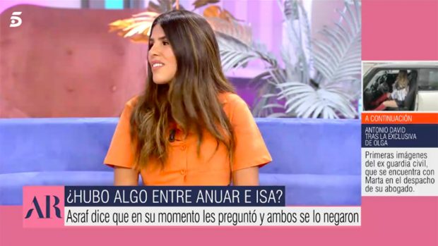 Isa Pantoja en 'El programa de Ana Rosa' / Telecinco