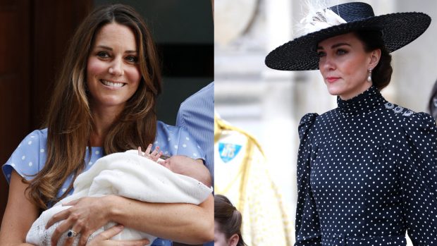 Kate Middleton vestida con lunares / Gtres