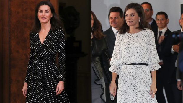 Letizia vestida con lunares / Gtres