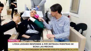 Lydia Lozano en la peluquería / Telecinco