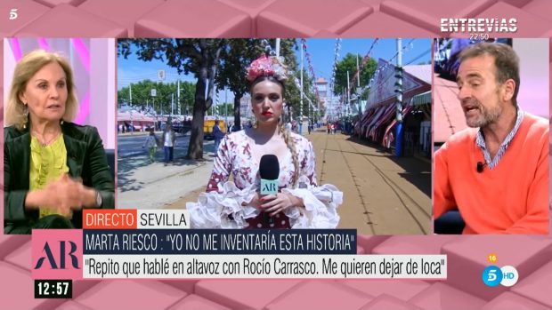 Marta Riesco en Sevilla / Telecinco