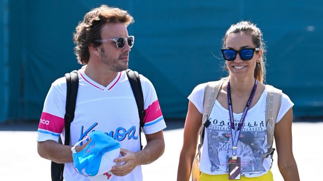 Fernando Alonso y Andrea Schlager en Miami / Gtres