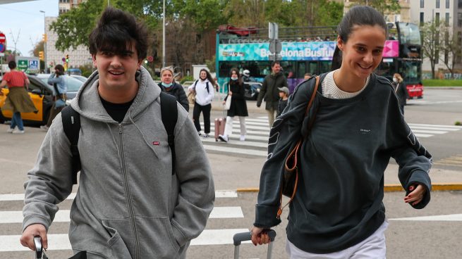 Victoria Federica y Jorge Bárcenas andando / Gtres