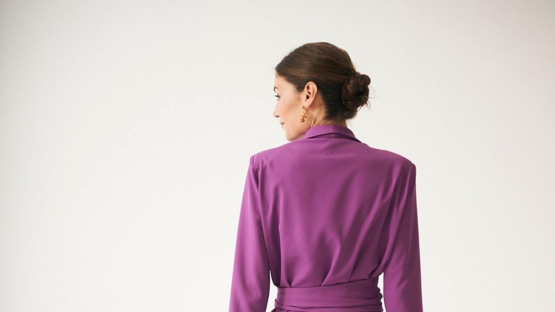 Traje Pantalón Morado, Trajes de chaqueta invitadas