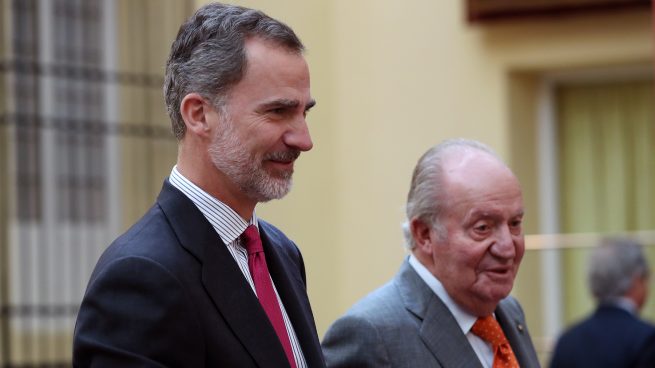 El Rey Felipe y el Rey Juan Carlos en Madrid / Gtres