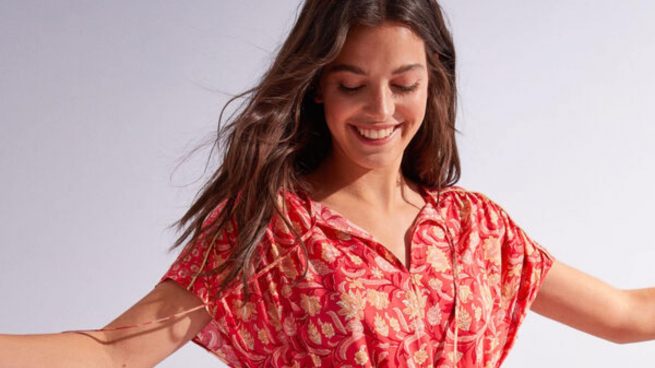 El vestido estampado de Women'Secret para el mejor plan de noche