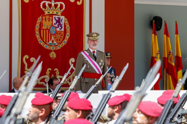 Felipe VI en el Día de las Fuerzas Armadas / Gtres