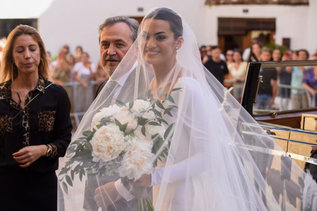 Marta Lozano y Lorenzo Remohí en su boda / Gtres