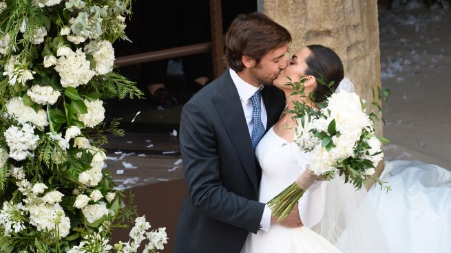 Marta Lozano y Lorenzo Remohí en su boda / Gtres