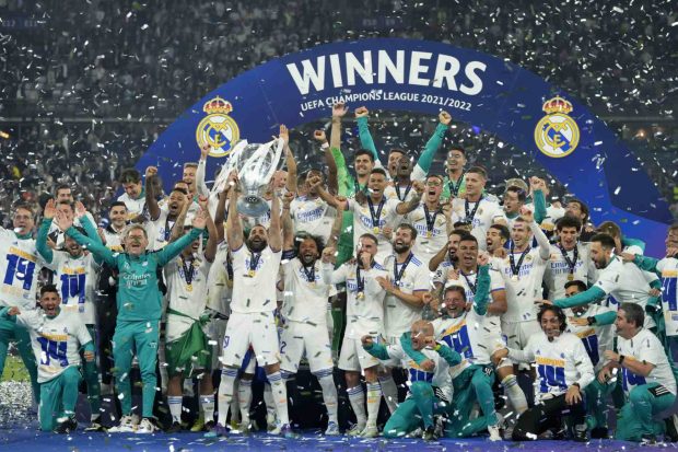 El Real Madrid celebrando su triunfo en la Champions / Gtres