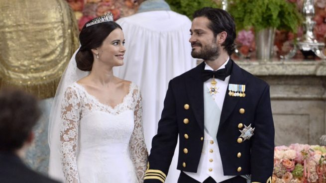 Carlos Felipe y Sofía de Suecia el día de su boda / Gtres