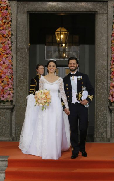 Carlos Felipe y Sofía de Suecia el día de su boda / Gtres