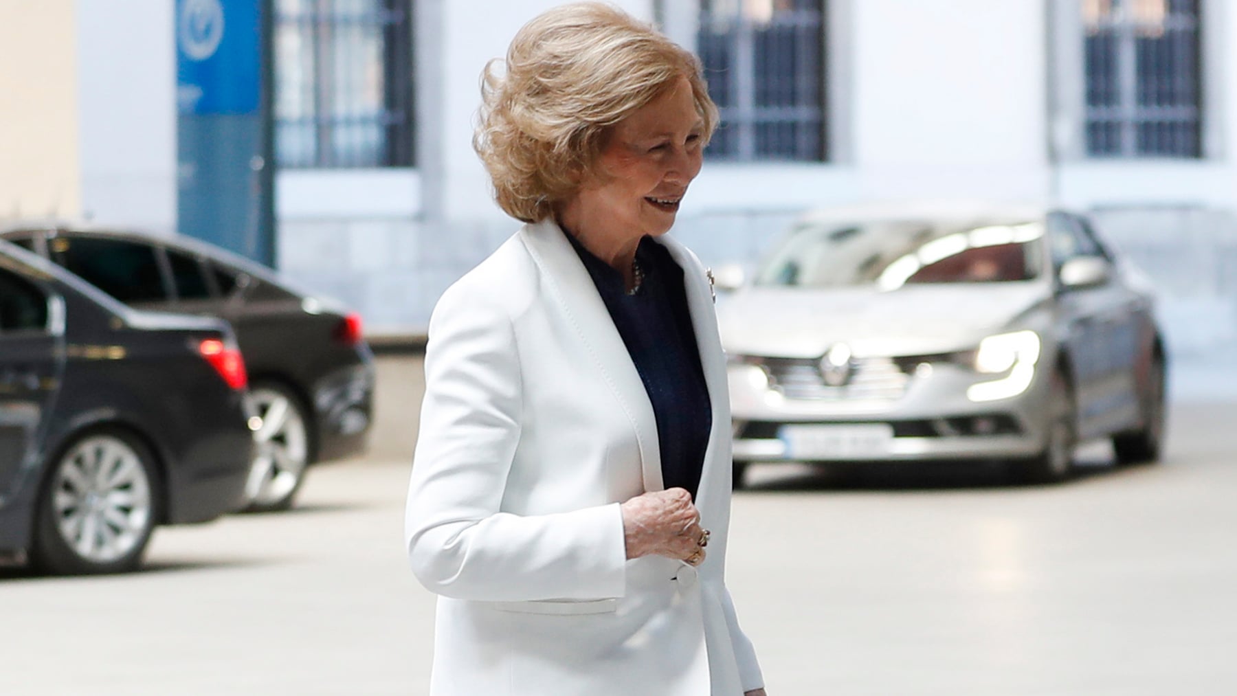 La Reina Sofía, impecable en su última aparición pública