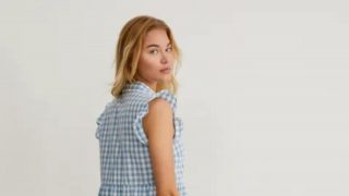 El monísimo vestido de cuadros de C&A que te disimulará la barriga