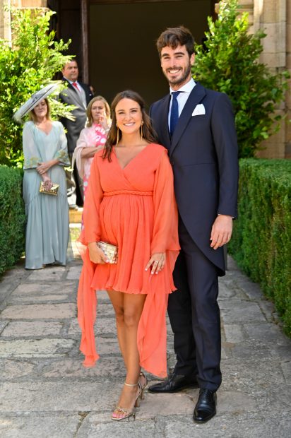 Marta Pombo y Luis Zamalloa en la boda de Lucía Pombo / Gtres