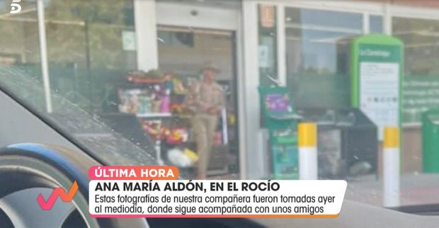 Ana María Aldón de camino a El Rocío / Telecinco
