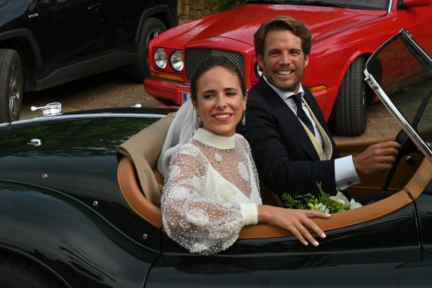 Casilda Aguilera Yago Antón en su boda / Gtres
