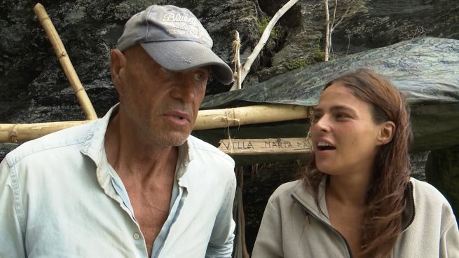 Kiko Matamoros y Marta Peñate en 'Supervivientes' / Telecinco