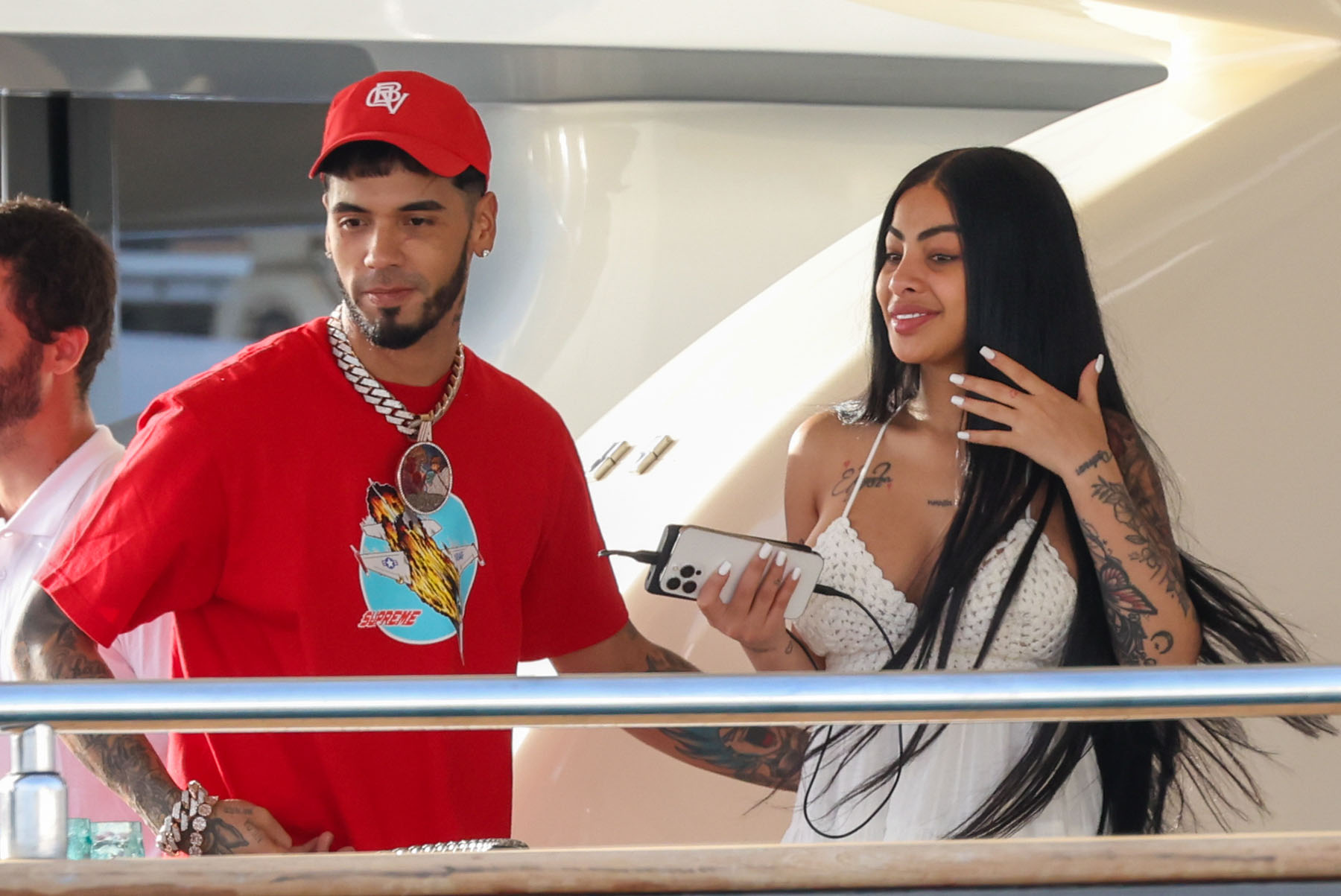 Anuel y Yailin, en Ibiza. / Gtres