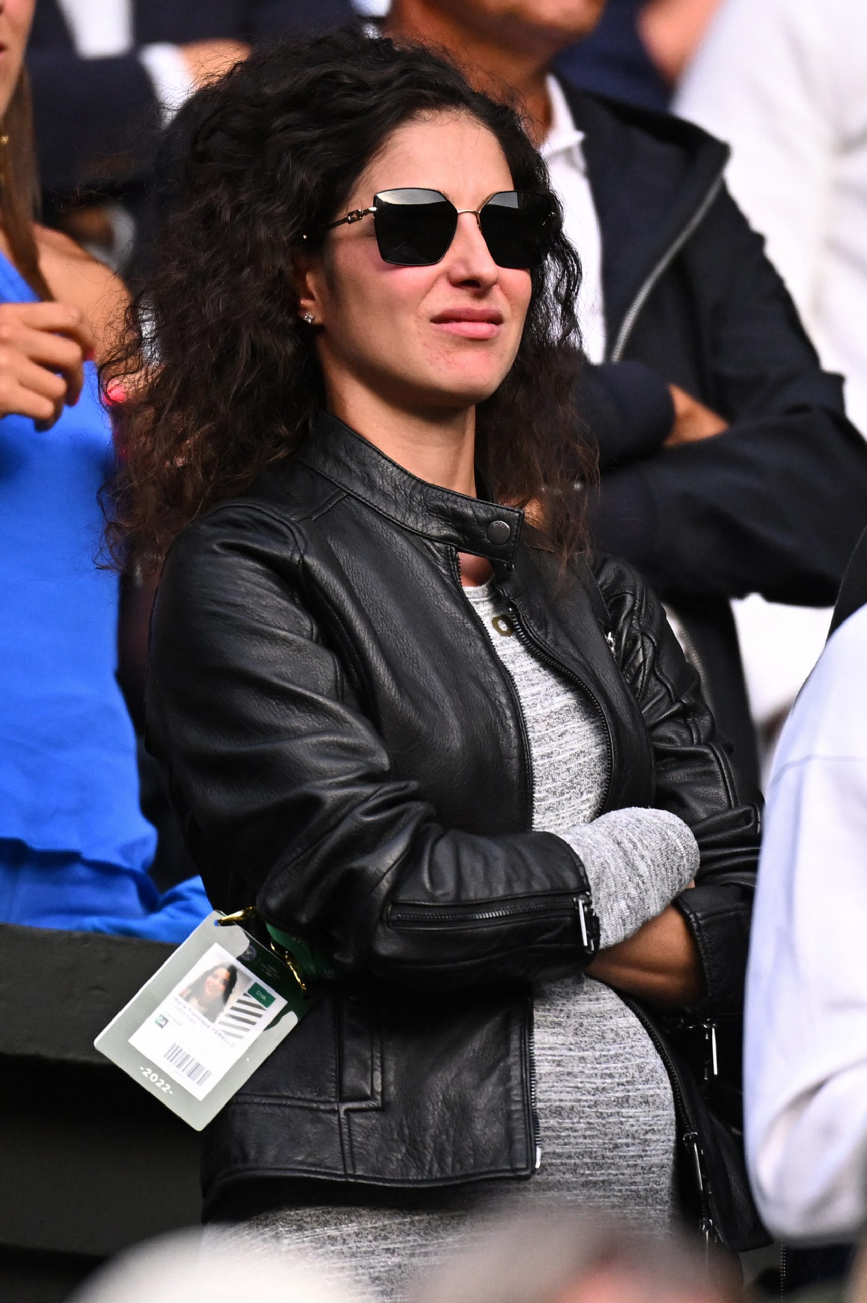 Mery Perelló viendo a Rafa Nadal en Wimbledon / Gtres