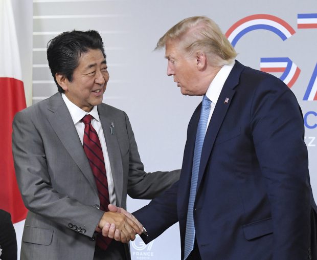 Shinzo Abe con Donald Trump / Gtres