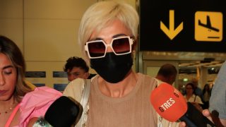 Ana María Aldón en el aeropuerto de Madrid / Gtres