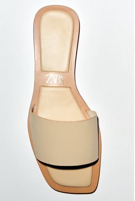 Las sandalias planas de piel de Zara a precio ganga y que querrás en los dos colores básicos