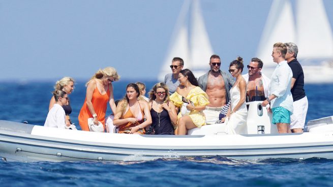 La familia Beckham en Saint Tropez / Gtres